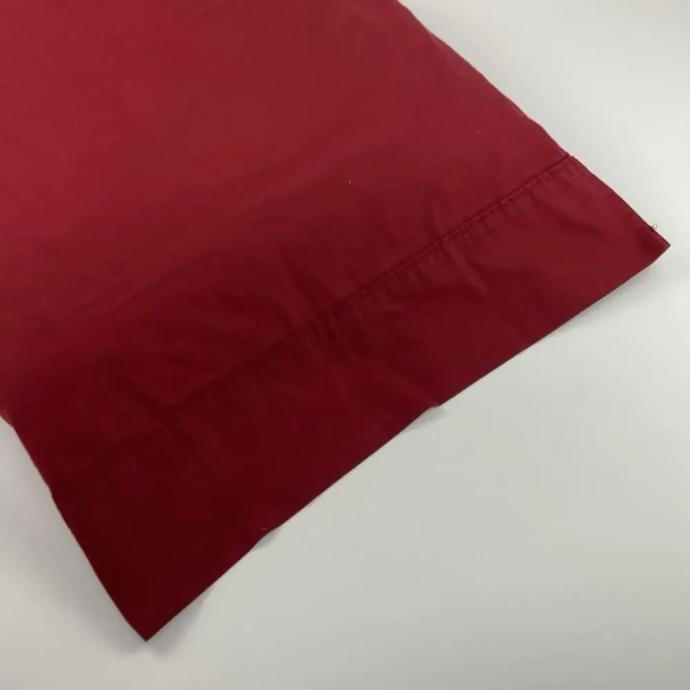 Pillow Case Red Size Standard 20x26